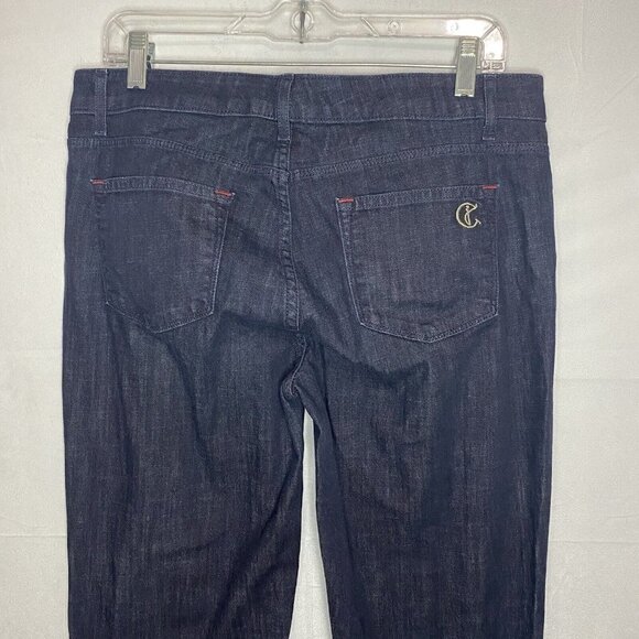 CJ by Cookie Johnson Grace Bootcut Jeans sz 30 (32x29) Dark Denim Blue Stretch - Picture 6 of 7